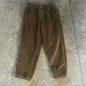 Wide wale corduroy pants